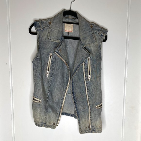 Rebecca Taylor Denim Vest - Small - Picture 1 of 3